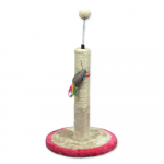 Magic Cat Scratching post Stella kassikriipimispost m&auml;nguasjadega, beež-roosa, 30x30x45 cm