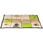 Trixie Shaun The Sheep Shaun blanket pehme matt koertele ja kassidele, beež/roheline, 60x40 cm