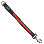 Dog Fantasy neilonist LED kaelarihm, oranž, laetav USB-ga, 2.5x39 cm