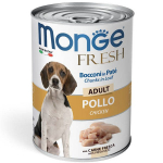 Monge Fresh Chunks Adult Kanaga m&auml;rgtoit t&auml;iskasvanud koertele, 400 g
