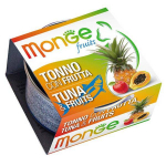 Monge Fruits Tursk & Puuviljad t&auml;iends&ouml;&ouml;t t&auml;iskasvanud kassidele, 80 g