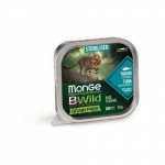 Monge Bwild Grain Free Kass Sterilised Tuunikala K&ouml;&ouml;giviljadega m&auml;rgtoit steriliseeritud kassidele, 100 g