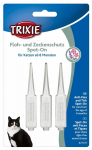 Trixie Bio Spot-On kirbu- ja puugit&otilde;rje kassidele, bio tilgad kirpude ja puukide vastu kassidele, 3 x 1 ml