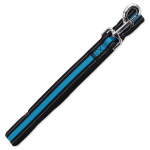 Dog Fantasy Leash Neoprene M/L rihm koertele, helkurdetailidega, sinine, 2,5x120 cm