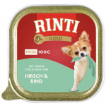 Rinti gold adult mini konservid koertele veise- ja hirveliha, 100 g