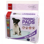Dog Fantasy Training Pads Lavender imavad alusmatid kutsikatele, 55,8x55,8 cm, 14 tk.