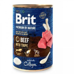 Brit Premium By Nature Beef With Tripes m&auml;rgtoit koertele veiseliha ja maomahlaga, 400 g