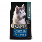 Farmina Cibau Sensitive Fish Medium Maxi kuivtoit t&auml;iskasvanud allergilistele keskmistele ja suurtele t&otilde;ugudele kalaga, 12 kg +2 kg
