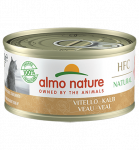 Almo Nature HFC Natural Vasikaliha konservid t&auml;iskasvanud kassidele, 70 g