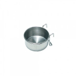 Record rippuv metallist kauss koertele, roostevabast terasest, 12 cm, 0.6 l