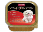 Animonda Vom Feinsten Adult Beef And Turkey Heart konservid t&auml;iskasvanud koertele veiseliha ja kalkunih&auml;rdadega, 150 g