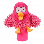Europet Bernina Oohoo Bottle Squeaker pl&uuml;&uuml;sist m&auml;nguasi koertele pudeli ja piiksuja, roosa, 27 cm