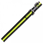 Dog Fantasy Leash Neoprene neopreenrihm koertele helkurdetailidega, M/L, 2,5x120 cm, laimiroheline