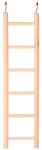 Trixie Wooden Ladder lindude puidust redel 6 pulgaga, v&auml;ikestele lindudele, 28 cm