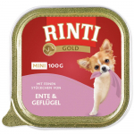 Rinti gold adult mini pardiliha ja kodulinnuliha konservid, 100 g