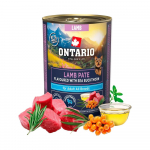 Ontario Adult Lamb Pate Flavoured with Sea Buckthorn konservid koertele, 400 g