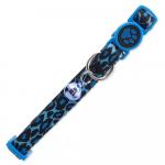 Active Cat Collar Nylon XS Leopard Blue kaelarihm kassile, reguleeritav, 1x19-31 cm