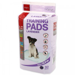 Dog Fantasy Training Pads Lavender imavad alusmatid kutsikatele ja t&auml;iskasvanud koertele, 55,8x55,8 cm, 50 tk.