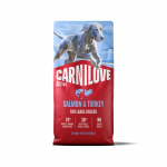 Carnilove Active Dog Salmon & Turkey Large Breeds kuivtoit suurtele koerat&otilde;ugudele l&otilde;he ja kalkunilihaga, 12 kg