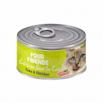 Four Friends Tuna & Chicken konservid kassidele tuunikala ja kanaga, 85 g