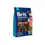 Brit Premium By Nature Sensitive Lamb kuivtoit tundlikele koertele lambaliha ja riisiga, 3 kg