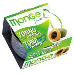 Monge Fruits Tuna & Papaya t&auml;iendtoit kassidele tuunikala ja papaiaga, 80 g