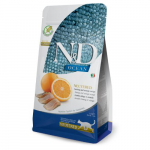 Farmina N&D Cat Grain Free Neutered ilma teravilja kuivtoit steriliseeritud kassidele Kala, apelsin, 300 g