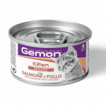 Gemon Cat Mousse Kitten L&otilde;he ja kanaga t&auml;isv&auml;&auml;rtuslik m&auml;rgtoit kassipoegadele, l&otilde;he ja kanaga, 85 g