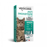Vetocanis looduslikud putukat&otilde;rje tilgad kassidele, 2x1.2ml