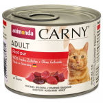 Animonda Carny Adult Pure Beef t&auml;isv&auml;&auml;rtuslik m&auml;rgtoit t&auml;iskasvanud kassidele veiselihaga, 200 g