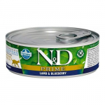 Farmina N&D Natural & Delicious Cat Lamb t&auml;iends&ouml;&ouml;t t&auml;iskasvanud kassidele lambalihaga, 70 g