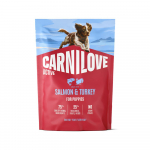 Carnilove Active Dog Salmon & Turkey Puppy kuivtoit kutsikatele, 1,5 kg