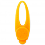 Dog Fantasy Blinker LED Silicone oranž helkurripats koertele, 8 cm