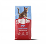 Carnilove Active Cat Salmon & Turkey Sterilised kuivtoit steriliseeritud kassidele l&otilde;he ja kalkuniga, 6 kg
