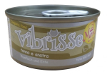 Vibrisse Tuna AN&D Duck konservid kassidele, tuunikala ja pardilihaga, 70 g