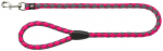 Trixie Cavo leash k&ouml;isrihm koertele karabiiniga, fuchsia/graphite, 1.00 m/&oslash; 12 mm