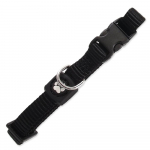 Active Dog Collar Premium XS must neilonist kaelarihm koertele, reguleeritav, 21-30 cm