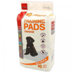 Dog Fantasy Training Pads Orange imavad alusmatid kutsikatele ja koertele uriinipidamatuse korral, apelsinil&otilde;hnaga, 55,8x55,8 cm, 50 tk.