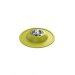 Georplast metallkauss kummist alusega volcano inox, d39x6 cm