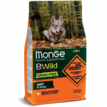 Monge BWild GF pardiliha ja kartuliga teraviljavaba kuivtoit t&auml;iskasvanud koertele, 2,5 kg