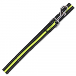 Dog Fantasy Leash Neoprene S lime rihm v&auml;ikestele koerat&otilde;ugudele helkurdetailidega, 2x120 cm