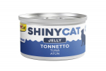 GimCat ShinyCat Jelly Tuna t&auml;iends&ouml;&ouml;t t&auml;iskasvanud kassidele tuunikalaga, 70 g