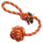 Dog Fantasy Rope Ball Tugger k&ouml;is-m&auml;nguasi palliga ja sangaga koertele, 45 cm