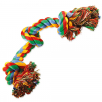 Dog Fantasy 3 Knots Rope Toy m&auml;nguasi koertele kolme s&otilde;lmega puuvillast, 40 cm