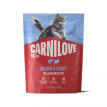 CARNILOVE ACTIVE Cat Salmon & Turkey Large Breeds teraviljavaba kuivtoit suurtele kassit&otilde;ugudele, 400 g