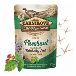 Carnilove Cat Pouch Fazan Vaarika Lehed m&auml;rgtoit kassidele, 85 g
