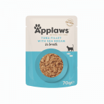 Applaws Tuna Fillet With Sea Bream konserv t&auml;iskasvanud kassidele, 70 g
