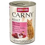 Animonda Carny Adult veiseliha, kalkun ja krevetid m&auml;rgtoit kassidele, 400 g