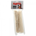 Rasco Stick Buffalo White maiustus koertele puhast nahast hammash&uuml;gieeniks, 20 cm, 2 tk.
