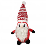 Dog Fantasy Winter Tale Santa With Hat Squeaky pehmed j&otilde;ulud m&auml;nguasi koertele, 40 cm